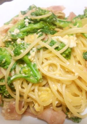 菜の花のパスタ-レシピのメイン写真