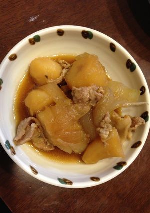 隠し味はゴマ油☆うちの肉じゃが-レシピのメイン写真
