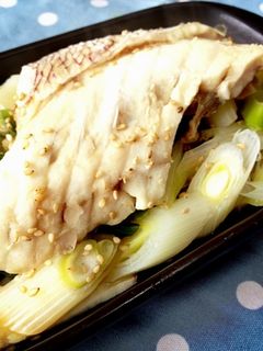 簡単!レンジで鯛の酒蒸し☆-レシピのメイン写真
