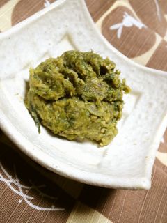 フライパンで簡単!ふきのとう味噌♪-レシピのメイン写真