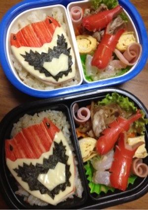 キョウリュウジャー♪キャラ弁☆-レシピのメイン写真