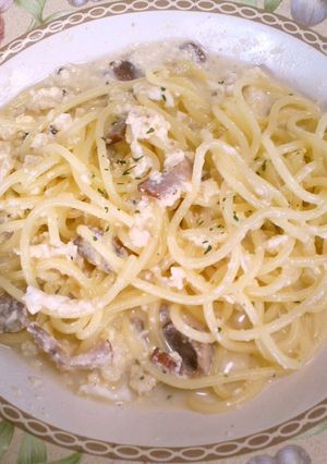 簡単★カルボナーラ風パスタ-レシピのメイン写真