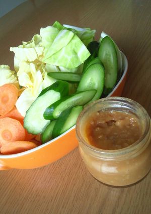 野菜をモリモリ～ ！！ニンニク味噌-レシピのメイン写真
