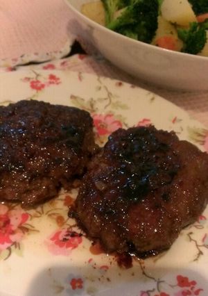 卵、パン粉不使用☆照り焼きハンバーグ-レシピのメイン写真