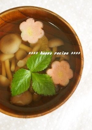 母直伝✿しめじだけで極上だしのお吸い物-レシピのメイン写真