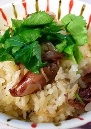 ほたるイカご飯-レシピのメイン写真