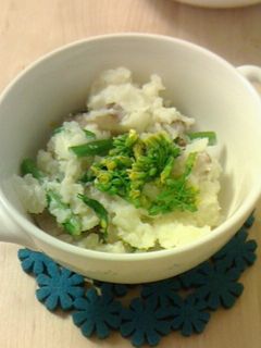 菜の花のポテトサラダ-レシピのメイン写真