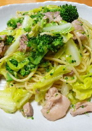 キャベツ＆ブロッコリのアンチョビパスタ-レシピのメイン写真