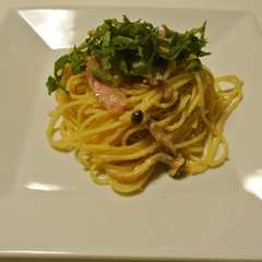 รูปของ きのことたらこのパスタ