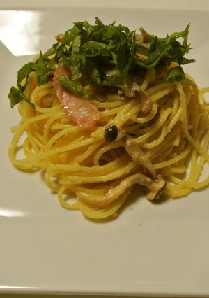 きのことたらこのパスタ-レシピのメイン写真