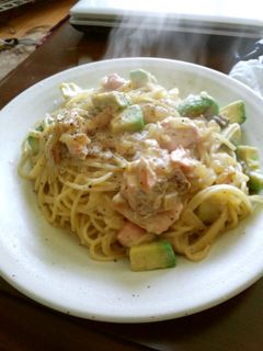 豆乳でクリームパスタ-レシピのメイン写真