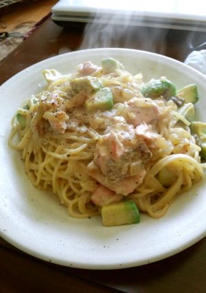 豆乳でクリームパスタ-レシピのメイン写真