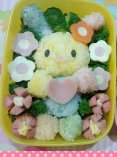 カンタンキャラ弁うさはな-レシピのメイン写真