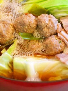 風邪の日のぽかぽか鍋(○´∀`)ノ゙-レシピのメイン写真