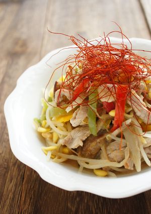 大豆もやしと牛蒡のお手軽チンジャオロース-レシピのメイン写真