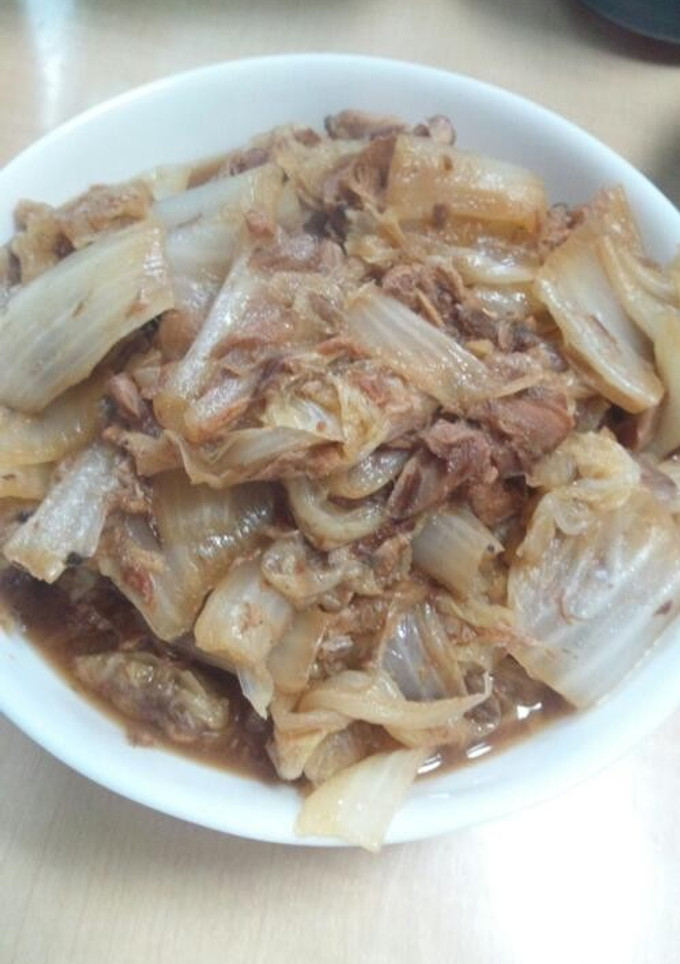 簡単！白菜&サバ缶の炊いたもの-レシピのメイン写真