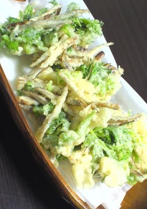 セロリの葉とゴボウの天ぷら-レシピのメイン写真