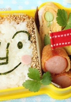 簡単キャラ弁*詰めるだけ!しょくぱんまん-レシピのメイン写真