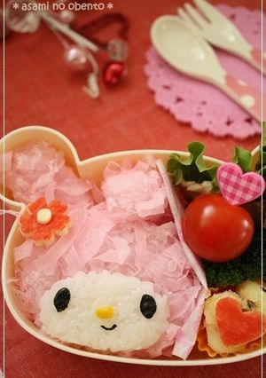 キャラ弁＊マイメロちゃんのおにぎり-レシピのメイン写真
