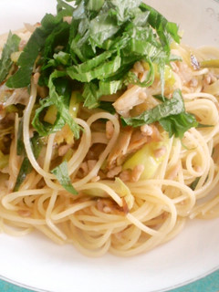 長ネギパスタ-レシピのメイン写真