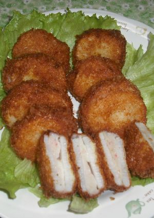 十勝産川西の長芋のすり身はさみ揚げ-レシピのメイン写真