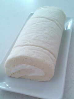 しゅわふわ☆純白ロールケーキ-レシピのメイン写真