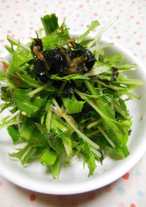 簡単✿水菜サラダ-レシピのメイン写真