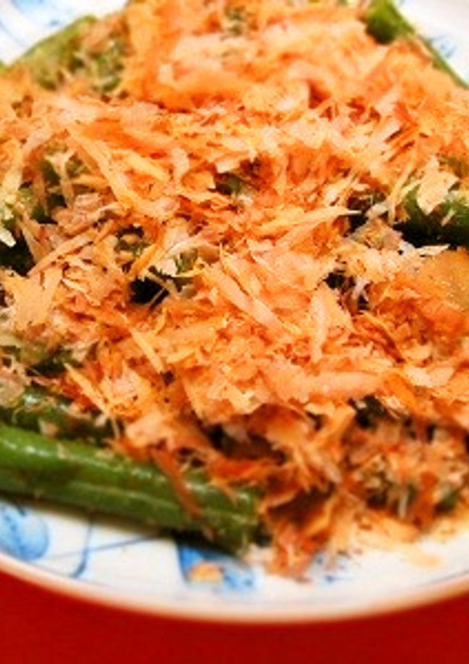 ５分でいんげんおかか和え-レシピのメイン写真