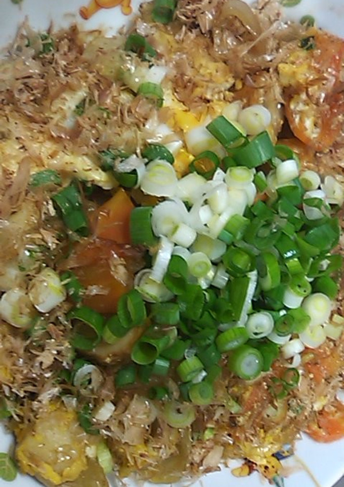鰹だしが決め手☆ちくわと白菜の和風卵とじ-レシピのメイン写真