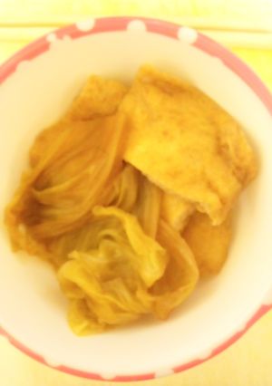 白菜と油揚げの煮浸し-レシピのメイン写真