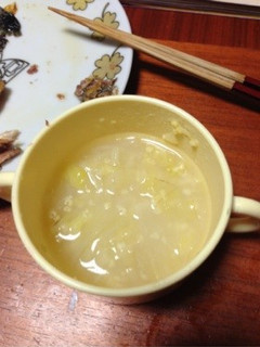 子どもが完食!もちきびでマクロビスープ-レシピのメイン写真