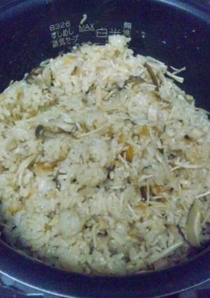 キノコご飯-レシピのメイン写真