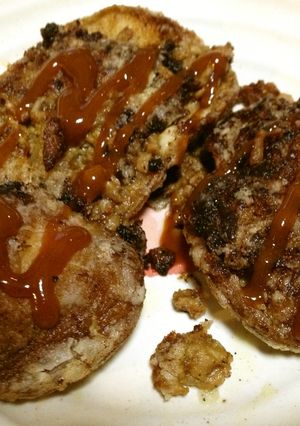 皆さんのお陰です♪椎茸の肉味噌詰め炒め-レシピのメイン写真