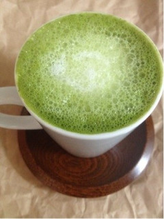ふわふわ抹茶ラテ♪-レシピのメイン写真