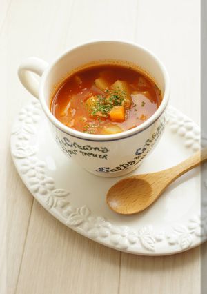 *イタリアのスープ ❤ ミネストローネ♪-レシピのメイン写真
