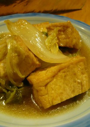 厚揚げと白菜の甘辛味噌煮-レシピのメイン写真