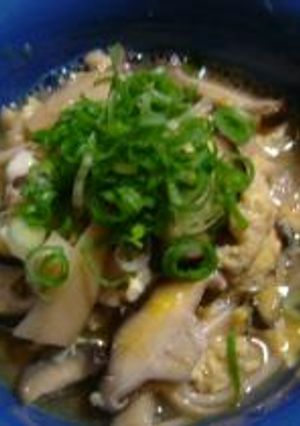 キノコの卵とじ-レシピのメイン写真