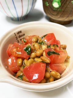 トマト納豆ナムル風-レシピのメイン写真