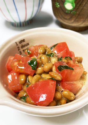 トマト納豆ナムル風-レシピのメイン写真
