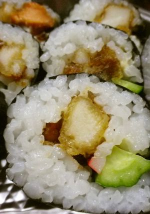 ホタテ唐揚げマヨのり巻 -レシピのメイン写真