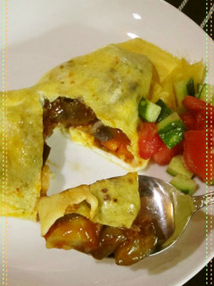夏の麻婆茄子オムレツ♬-レシピのメイン写真