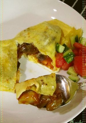 夏の麻婆茄子オムレツ♬-レシピのメイン写真