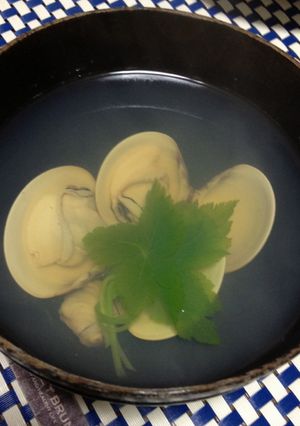 蛤のお吸い物-レシピのメイン写真