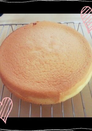 きめ細かい！ふわふわスポンジケーキ-レシピのメイン写真