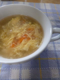 にんじん・きくらげ・卵入り中華スープ-レシピのメイン写真