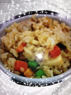 鶏肉入り炊き込み御飯♡-レシピのメイン写真