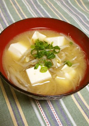 ごぼうともやしの味噌汁-レシピのメイン写真