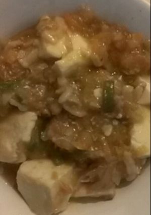 子供も食べられ男の手料理、麻婆豆腐です。-レシピのメイン写真