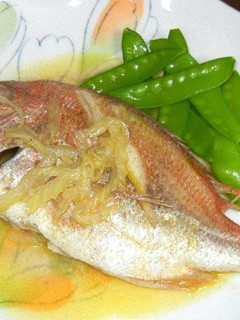 レンコダイのワイン蒸し・セロリ風味-レシピのメイン写真