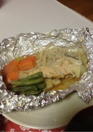 フライパン＊鮭の味噌ホイル焼き-レシピのメイン写真